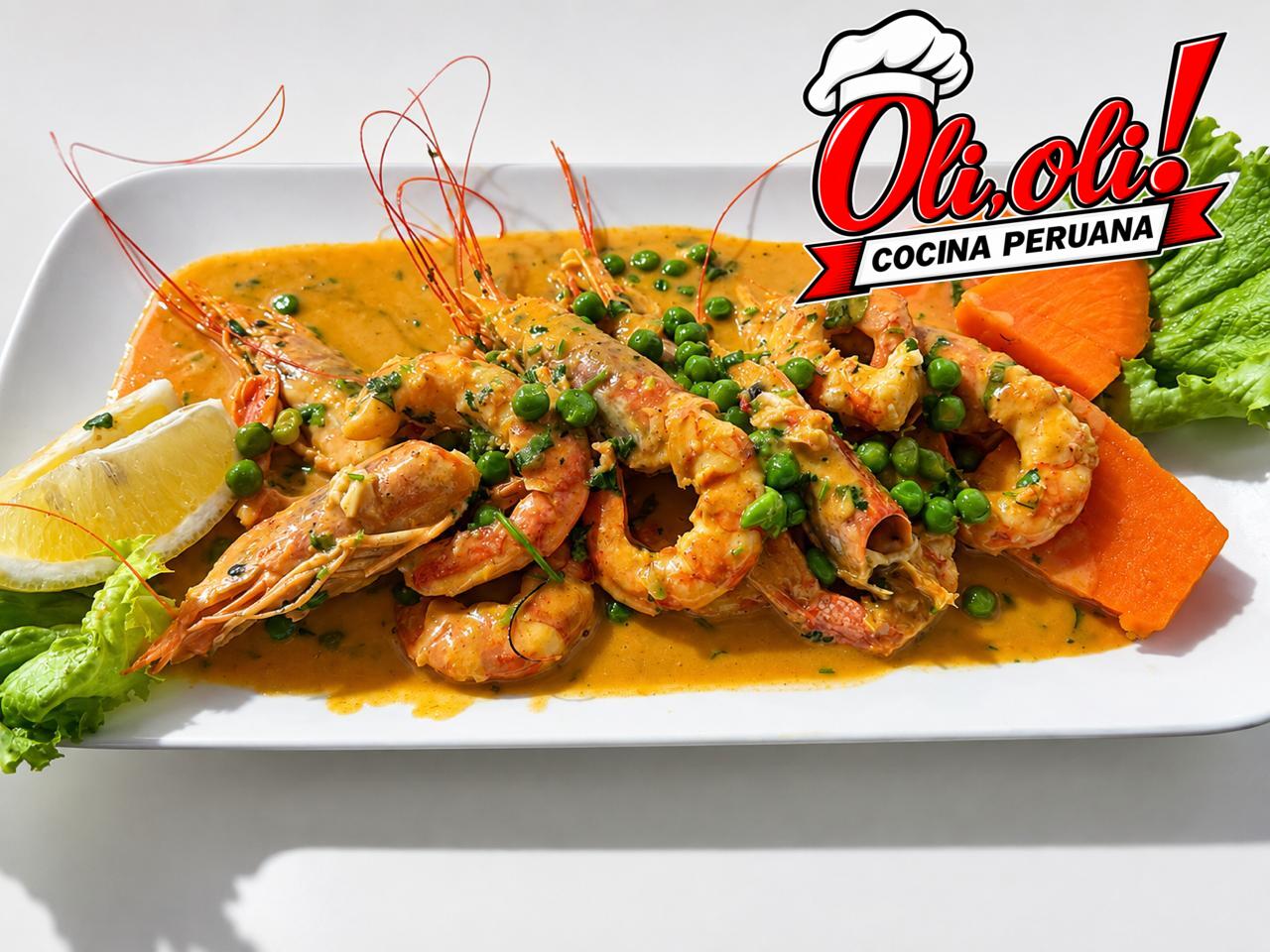 Chupe de langostinos